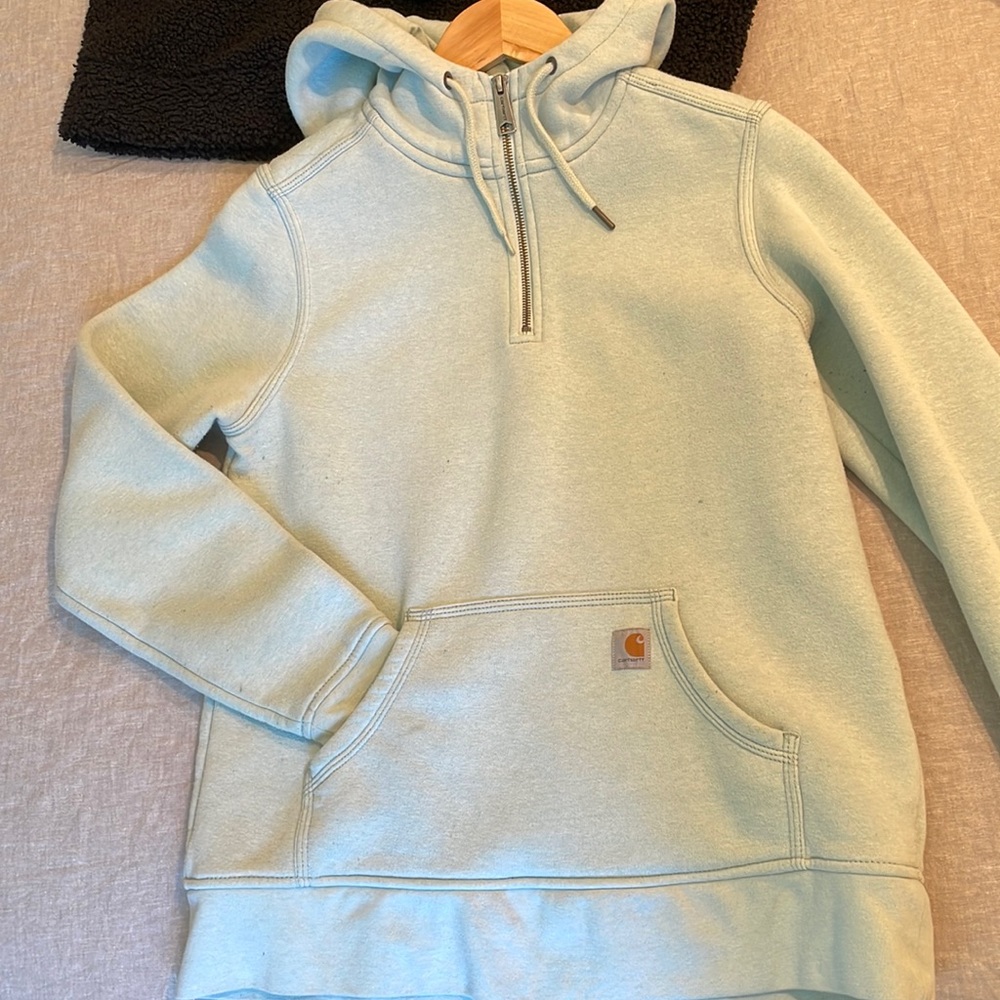 Light blue Carhartt hoodie